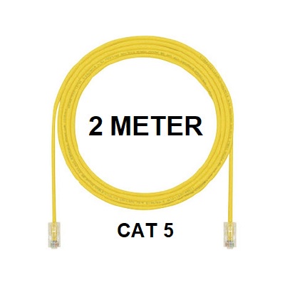 Inotrix 2M-UC5 Pathcord Kabel LAN 2M Internet RJ45 2Meter Cat 5 Cat5 Cat 5e Cat5e S