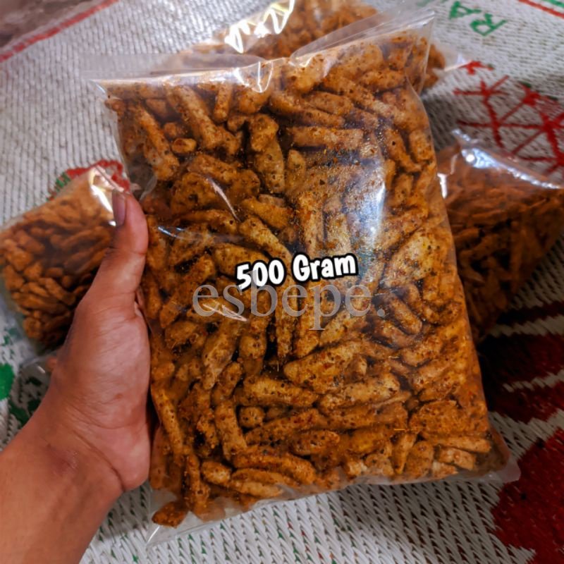 

TERLARIS Basreng Pedas Daun Jeruk 500 Gram