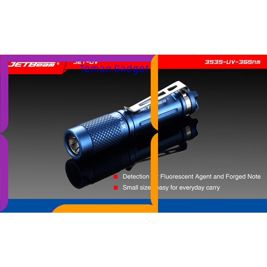 TG-SNT JETBeam Senter LED Ultraviolet 3535-UV-365nm - JET-UV