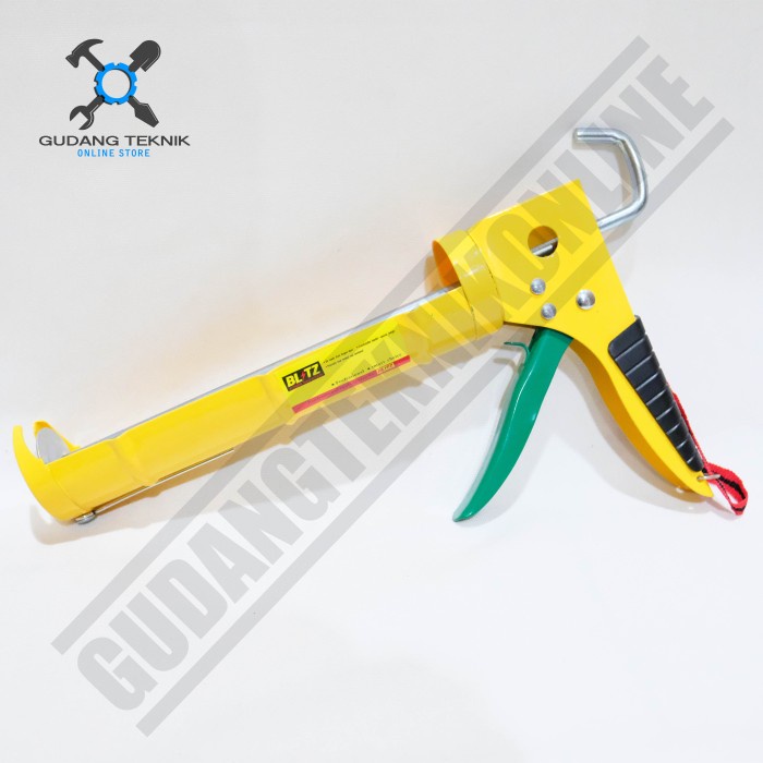 Alat Tembak Lem Silikon Kaca Botol 9&quot; F00110 BLITZ / Glue Gun Sealent Silicon Tembakan Lem Kaca 9 Inch BLITZ