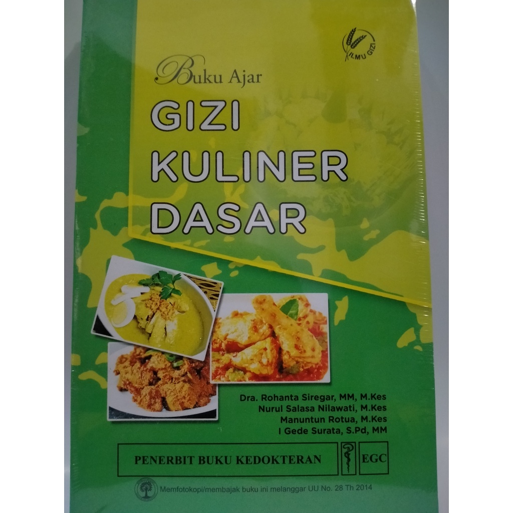 Buku Ajar Gizi Kuliner Dasar