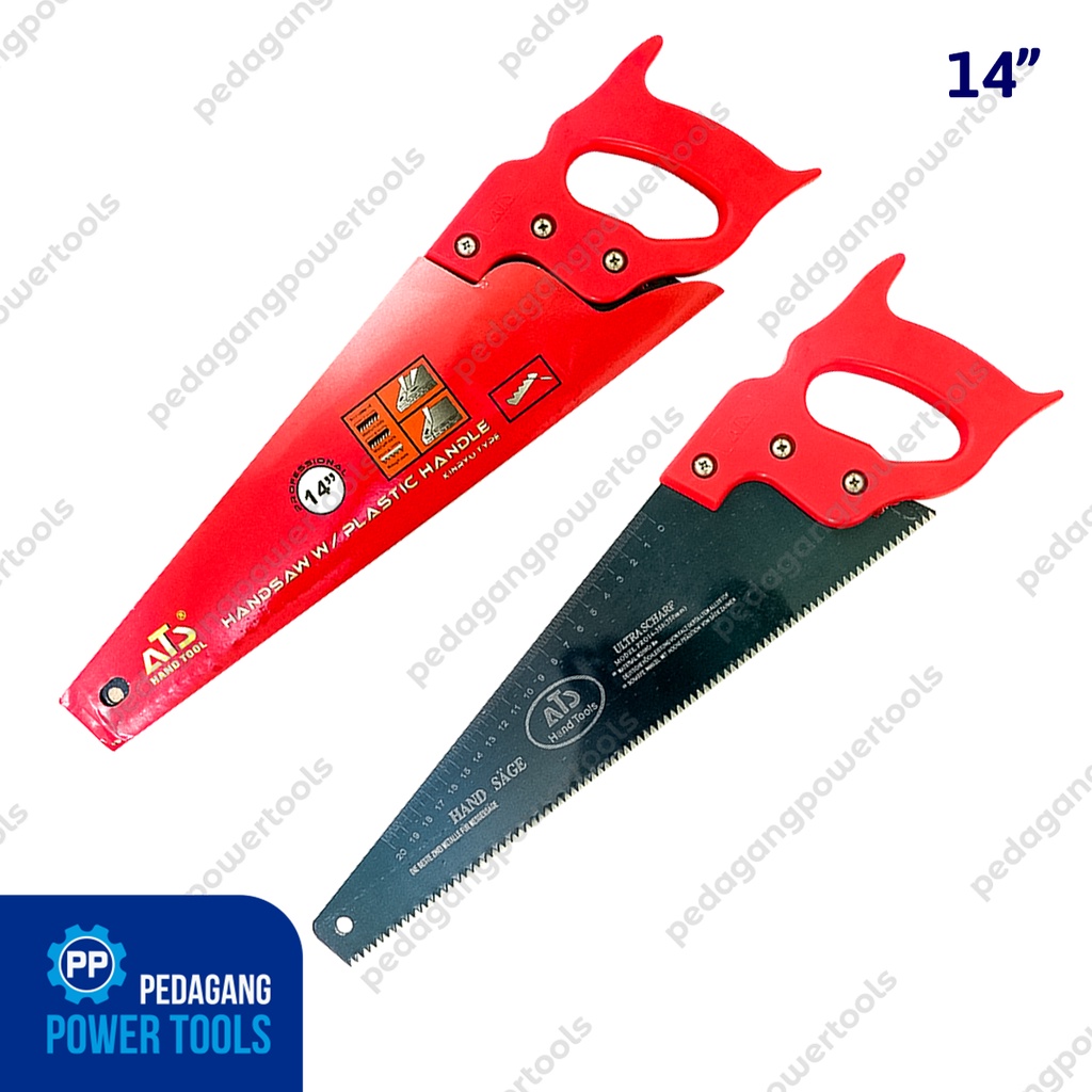 ATS GERGAJI TANGAN 14 INCH GAGANG PLASTIK GOROK POTONG MANUAL HANDSAW