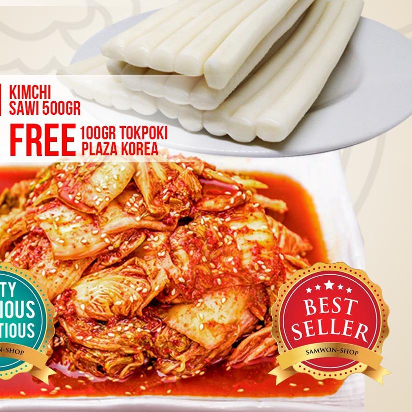 

Sale✔️ ✔️(BUY 1 GET 1) BUY KIMCHI SAMWON SAWI FRESH 500 GR FREE TTEOKBOKKI / TOKPOKI PLAZA KOREA 100 GR