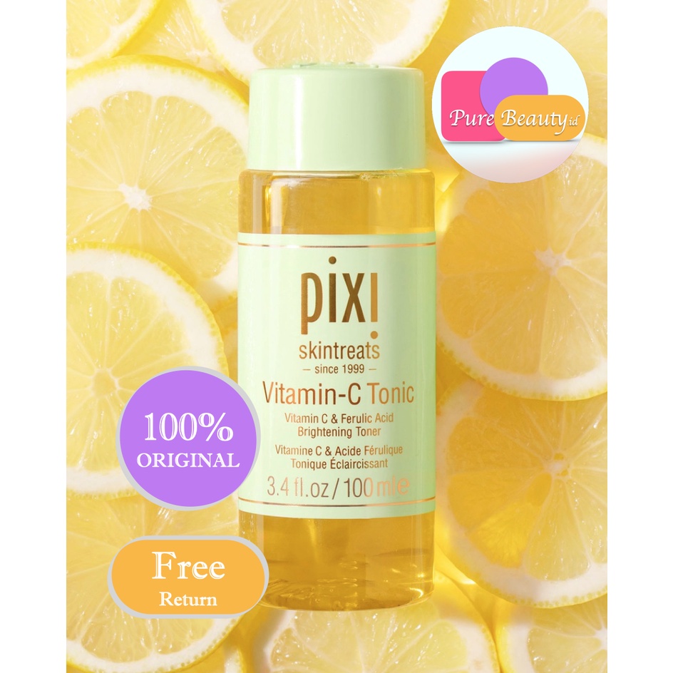 PIXI Vitamin-C Tonic 100ml  Halus Cerah Menyegarkan