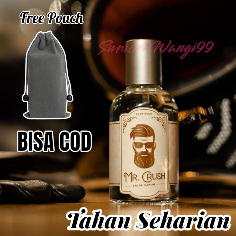 Parfum MR CRUSH BLACK EDITION II Eau De parfum Parfum Pria Yang Disukai Wanita Parfum Tahan Lama Parfum Pemikat