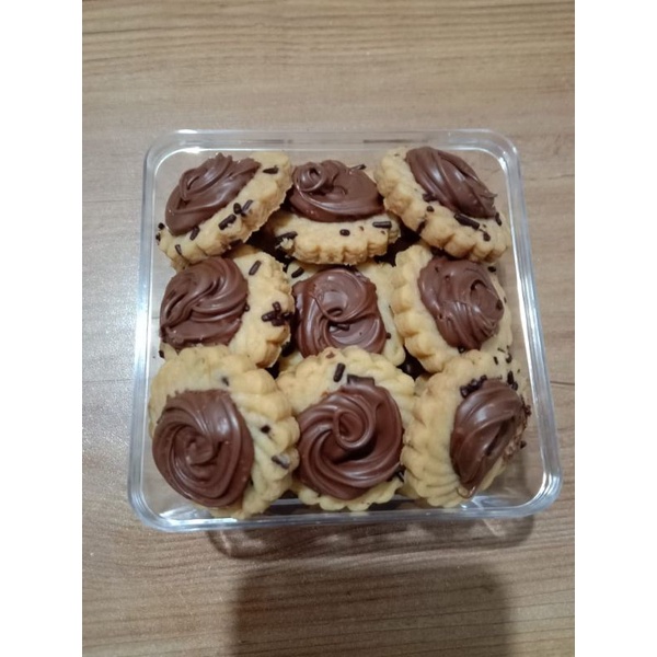 Kue Cookies Keju Nutella Original Messes Lebaran Hampers Hari Raya Coolies Kue Kering