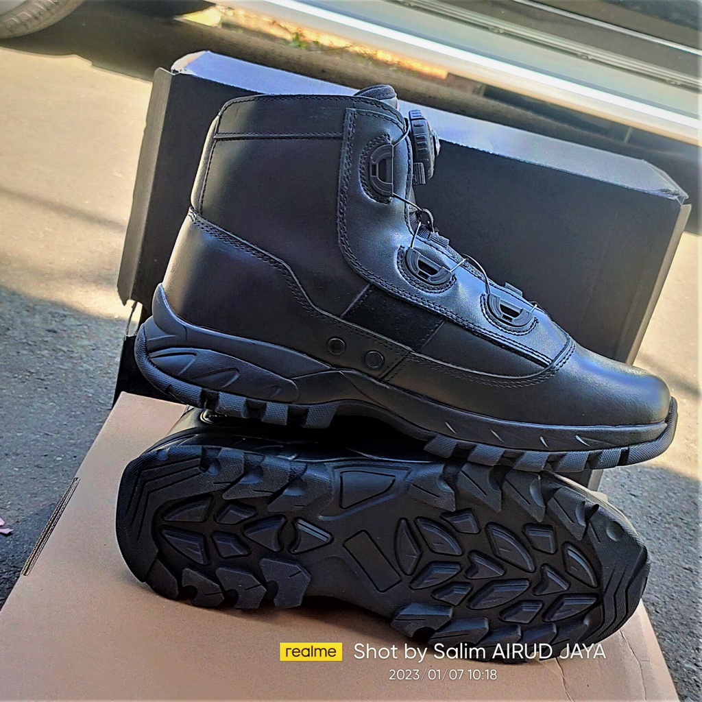 SEPATU PDH NEW SPARTAN TALI PUTAR DEPAN