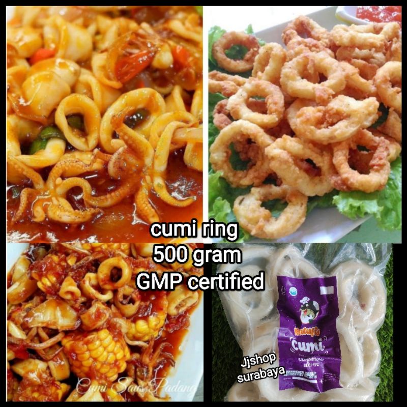 Cumi ring frozen katufis@45K 500gram bersertifikat