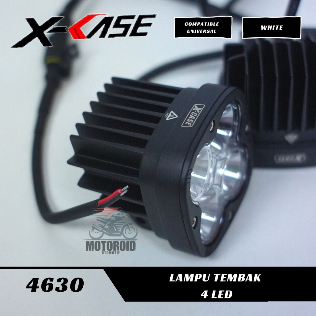 Lampu Sorot Tembak LED Cree Bar CWL 4 Mata Sepasang L4Z 60WAT Spotlight Waterproof Motor Mobil