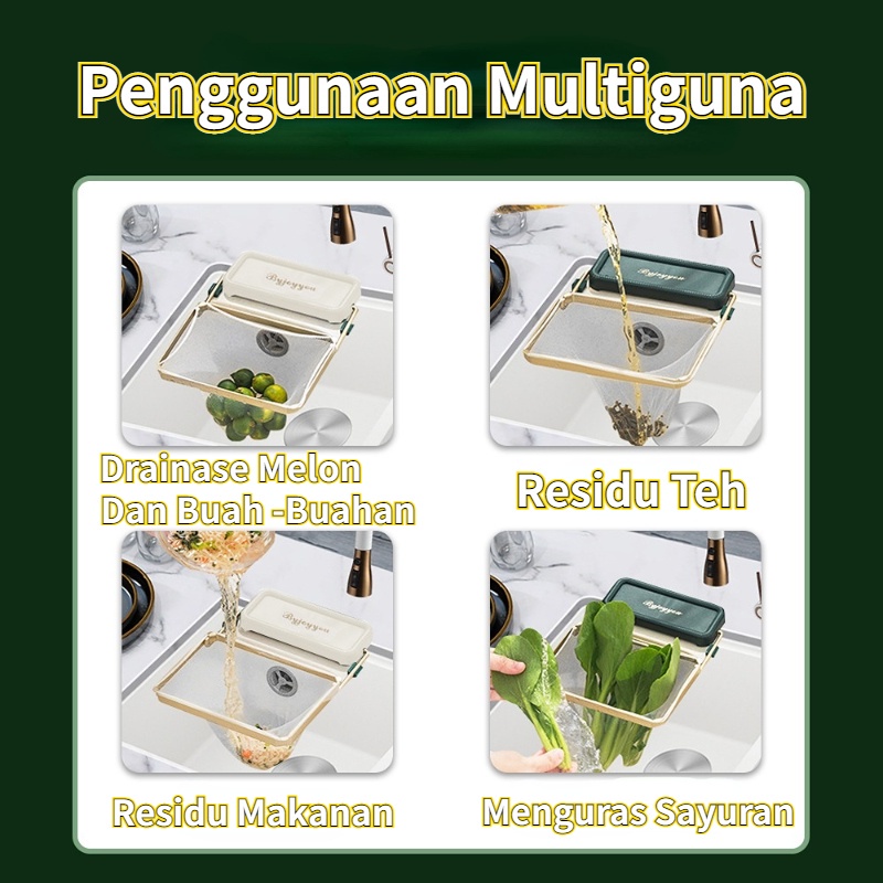 【COD】 Sink Filter Rack / Rak Filter Wastafel Lipat / Drain Basket /Rak Filter Untuk Wastafel Dapur