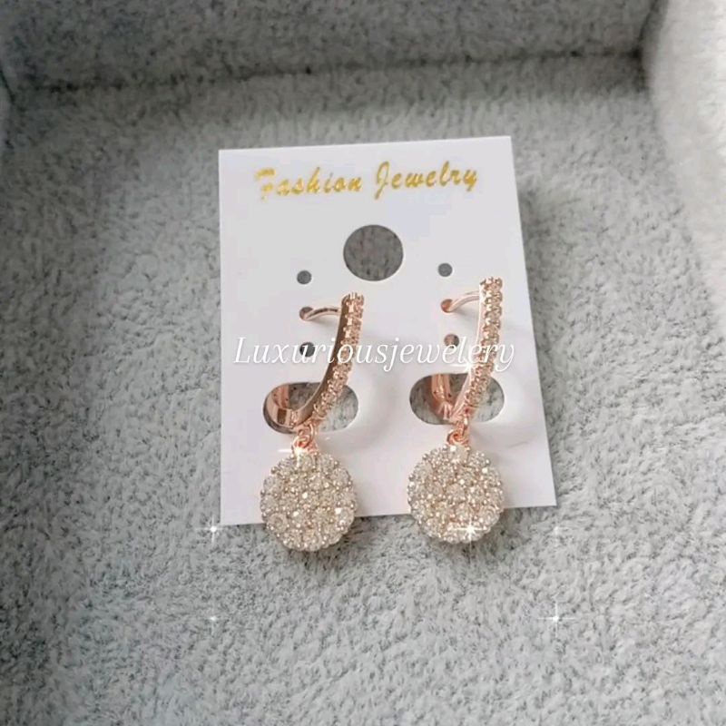 Anting mewah premium model juntai