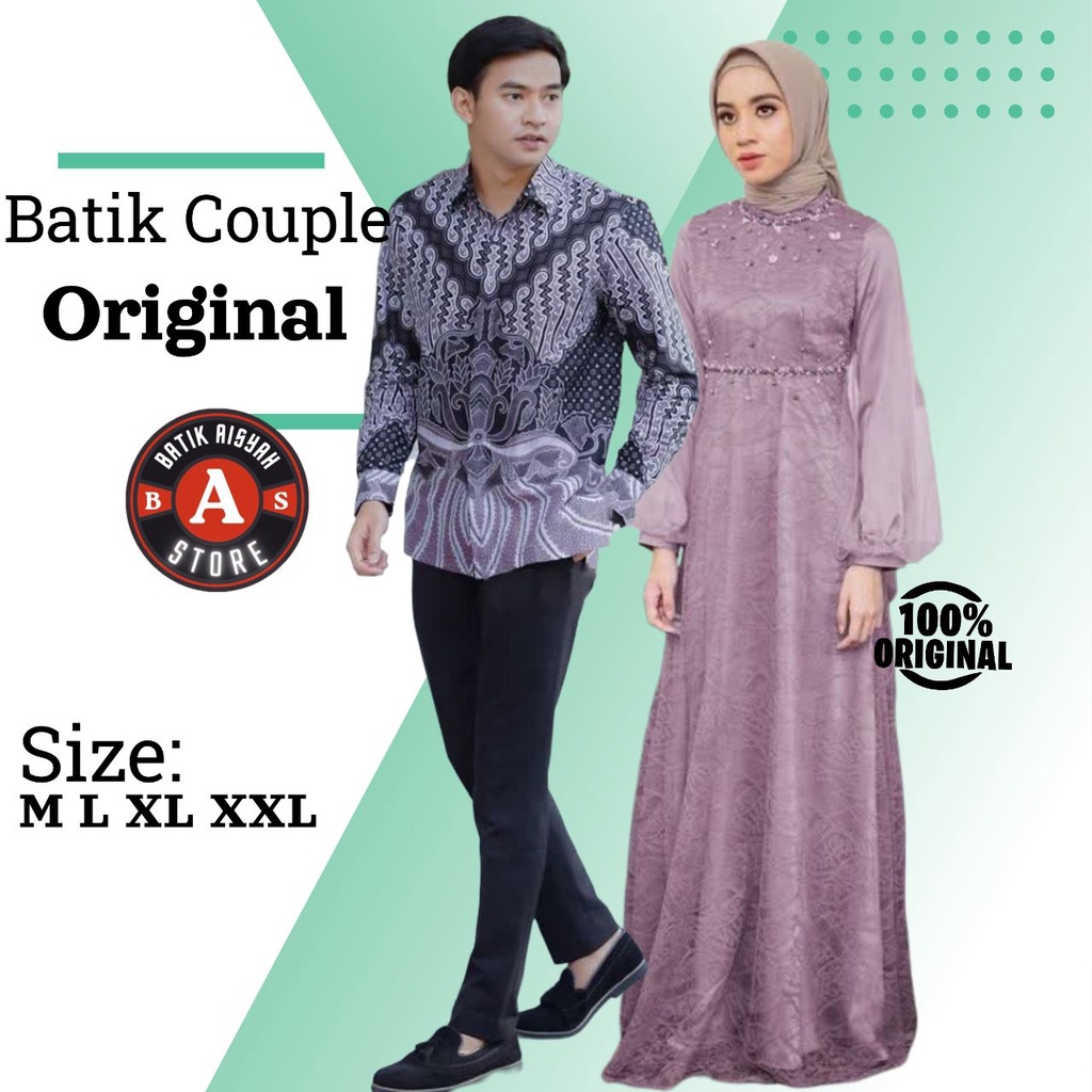 BAJU SARIMBIT PASANGAN KEBAYA BROKAT MODERN BATIK TERBARU FASHION WANITA GAMIS REMAJA SYAR'I BATIK P