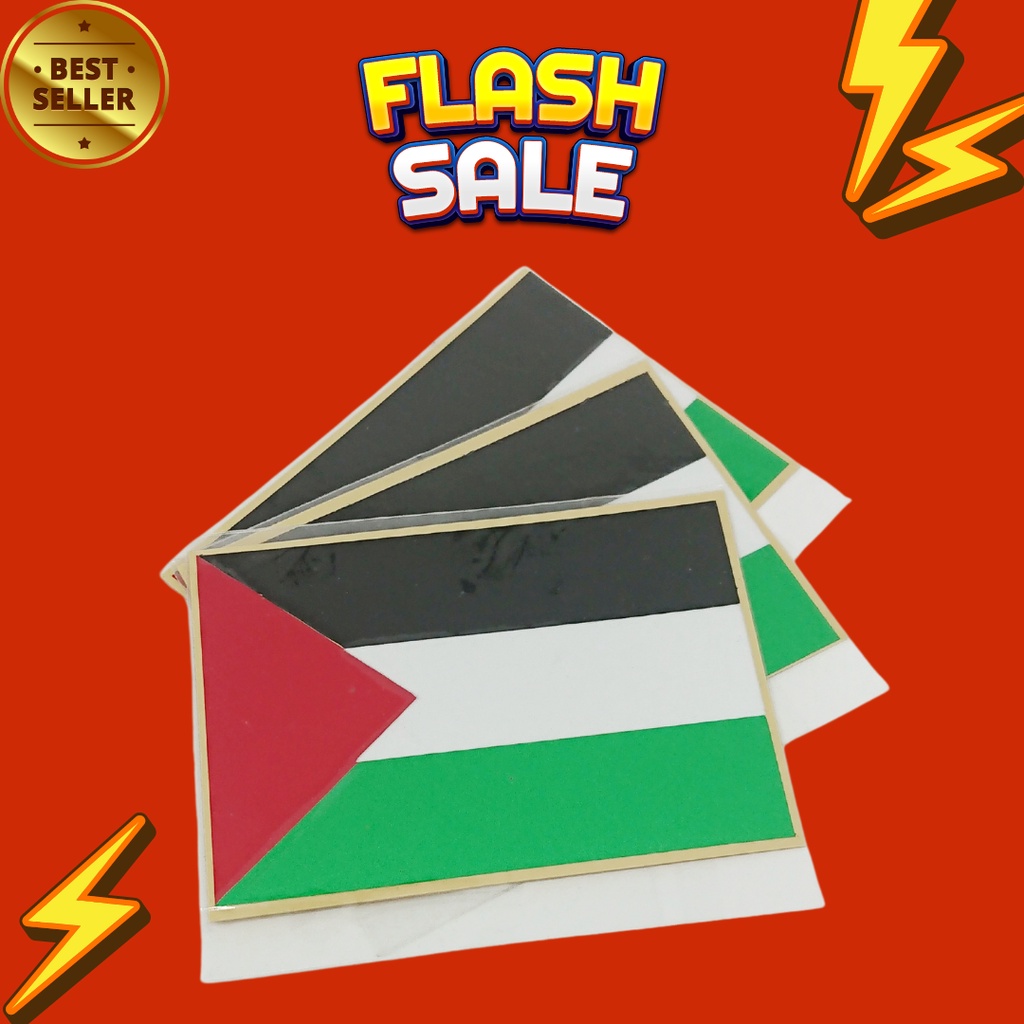 

Stiker Bendera Palestina / Stiker Palestina / Stiker Cutting Bendera Palestina