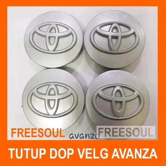 LOGO EMBLEM TUTUP VELG TOYOTA AVANZA 1 SET ISI 4