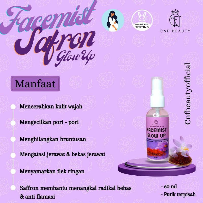 SERUM SAFRON BY CNF BEAUTY/SERUM GLOWING/SERUM PENCERAH