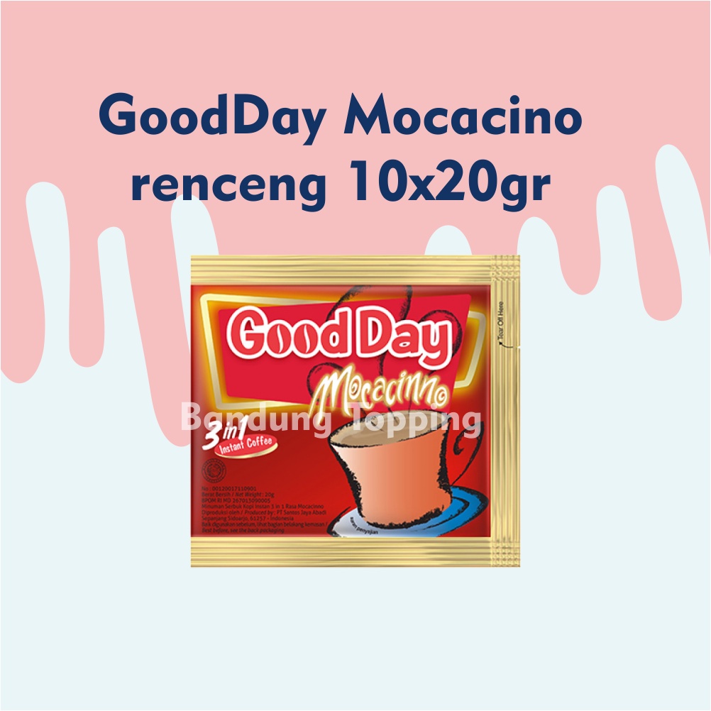 

Kopi Good Day instan Coffee Mocacino 1 renceng 10x20gr