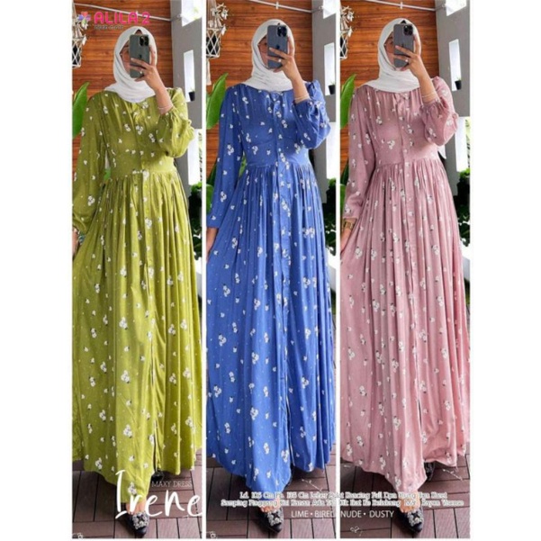 IRENE DRESS ORI ALILA 2 | Dress Perempuan Rayon Viscose