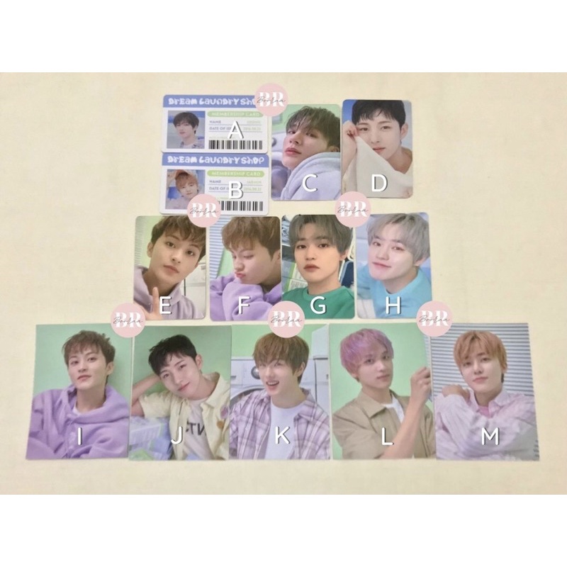 [READY STOCK] Photocard Trading Card Tincase LAUNDRY SHOP NCT DREAM PC TC MPC Mark Renjun Jeno Haech