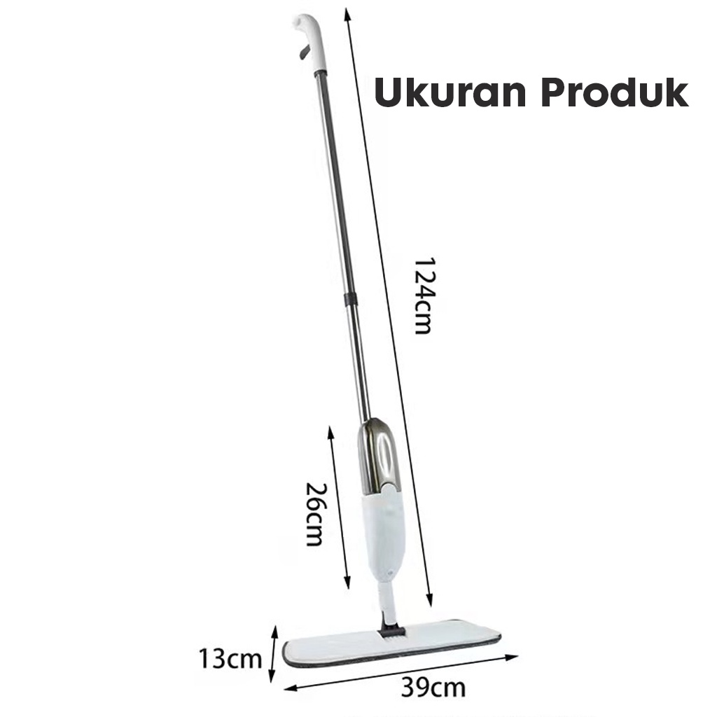 Pel Lantai Semprot Mop Pembersih Lantai