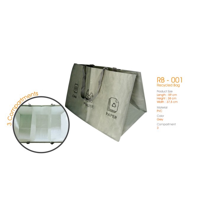 Hab Kotak Tempat Sampah Daur Ulang / Tas Recycle Bags Rb-001