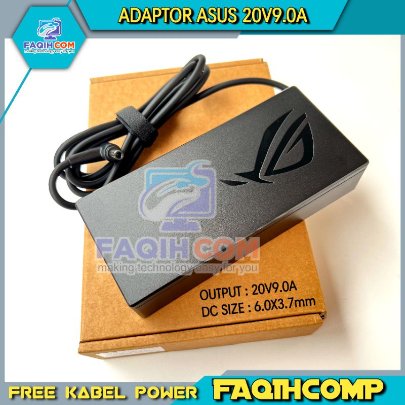Adaptor Charger ASUS ROG GR8 II GU502 GU502GV GX501 20V 9A 180W DC 6.0*3.7mm