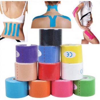 Perban Elastis Cedera Tubuh Kaki Pinggang Tangan Lutut Kepala Sport Elastic Kinesiology Tape Medical Bandage Injury Support / Balut Penyembuhan Cidera Tubuh Kaki Pinggang Tangan Kepala Atlet Kinesiology Tape Medical / Perban Balut Tempel Cedera Olahraga