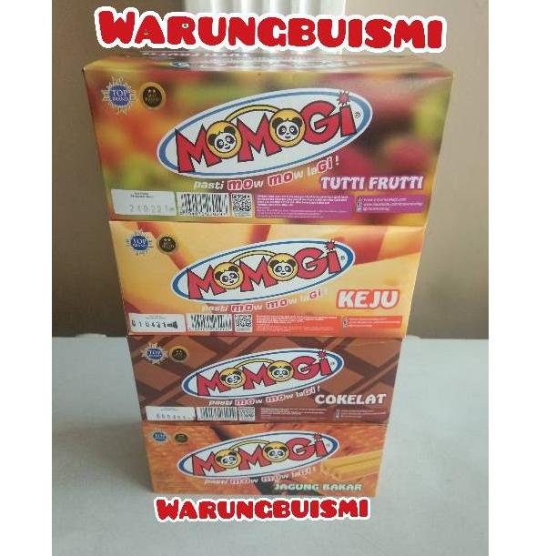 

Harga Promo.. Snack Momogi 8gr per box isi 20pcs 05X