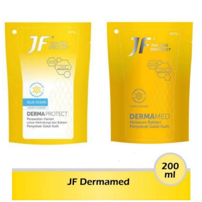 JF Sulfur Sabun Mandi Cair Refill 200ml