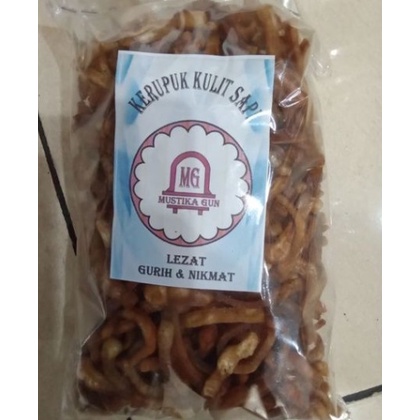 

Kerupuk Kulit Sapi Mustika Gun 500 gr