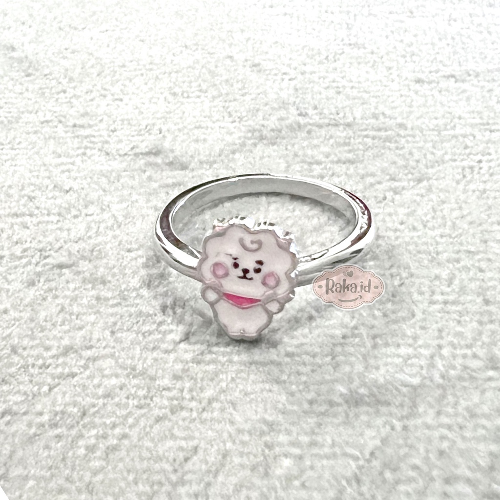 Cincin Anak Motif RJ BT21 BTS Perhiasan Cantik Anak 1125