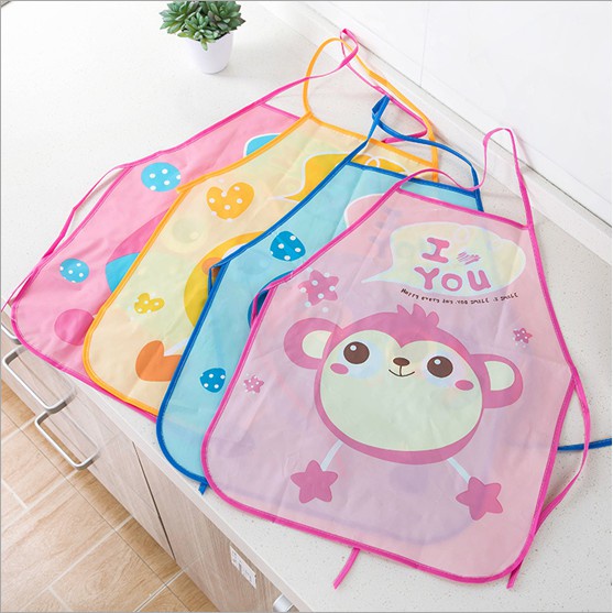Celemek Anak Koki Cilik Apron Dapur Masak Melukis Berkebun Karakter Kartun