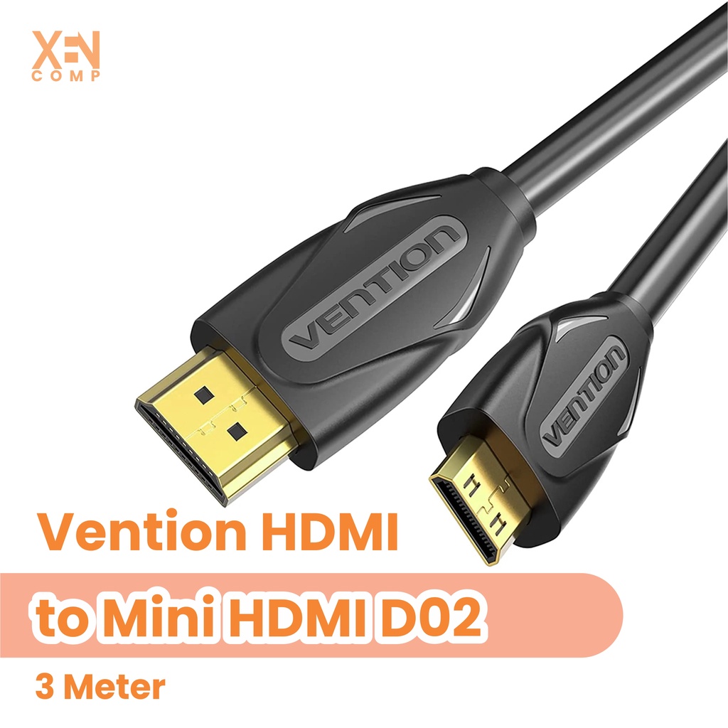 Vention Kabel HDMI to Mini HDMI 2.0 Full HD 3D D02 3 Meter