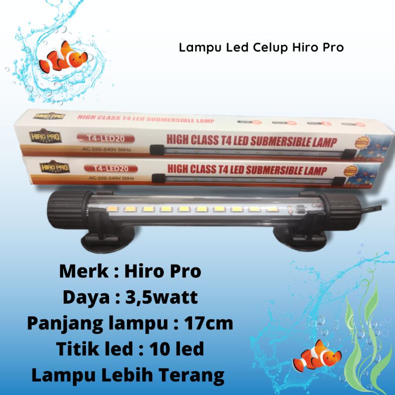 PROMO MURAH Lampu Led Celup Aquarium Aquascape HIRO T420