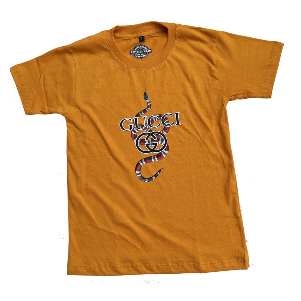 BAJU ANAK LAKI-LAKI DAN PEREMPUAN KAOS ANAK BRANDED GUCCI