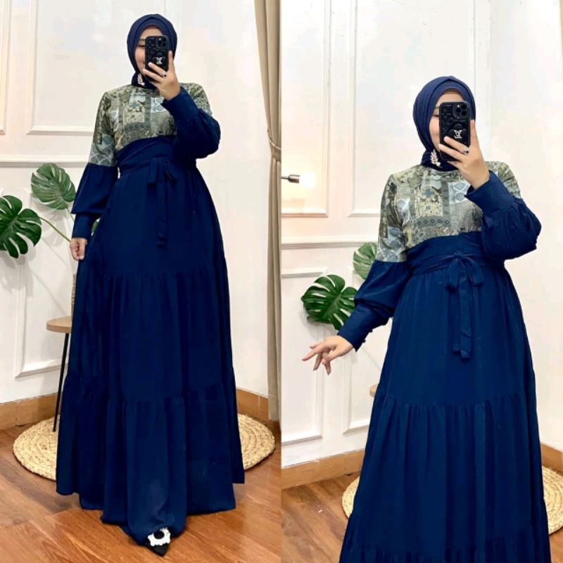 Slavina Dress gamis premium murah