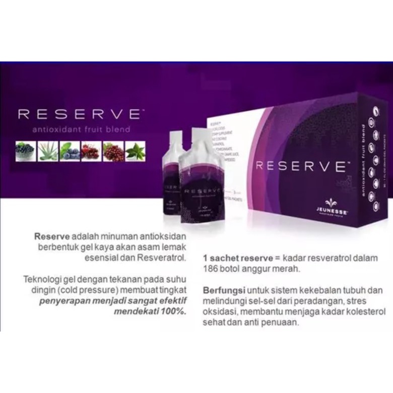Reserve Jeunesse - Mencegah Darah Tinggi - Original Reserve Jeunesse