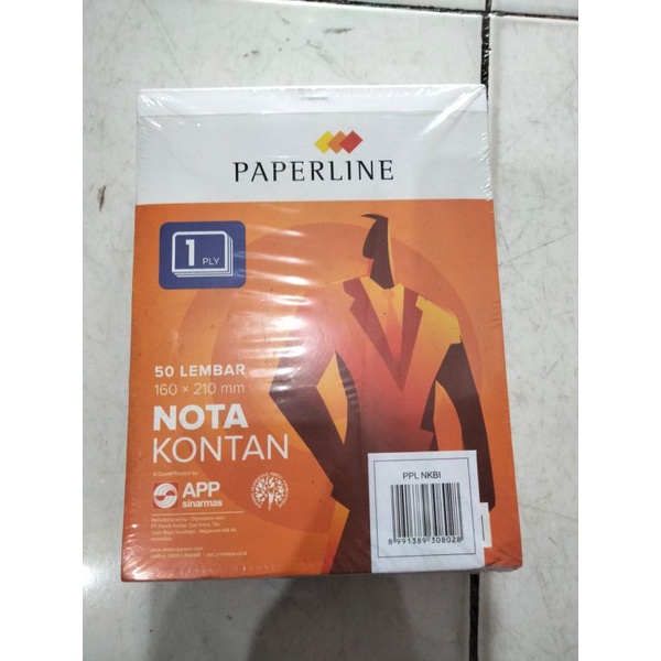 

MilL Nota Kontan Besar 1 Ply Paperline Isi 10 Buku