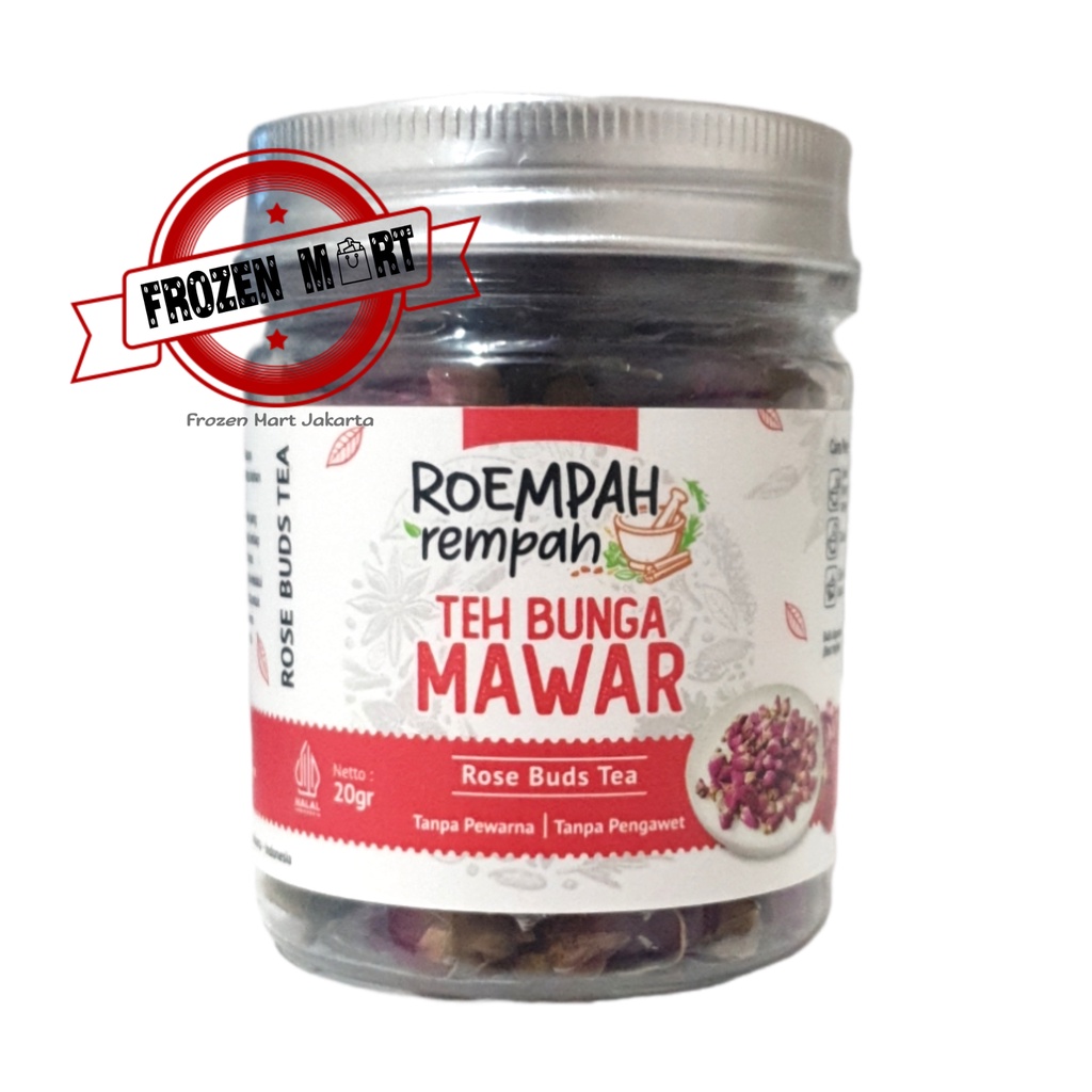 ROEMPAH REMPAH Teh Bunga Mawar / Tisane Rose Buds Tea 20Gr