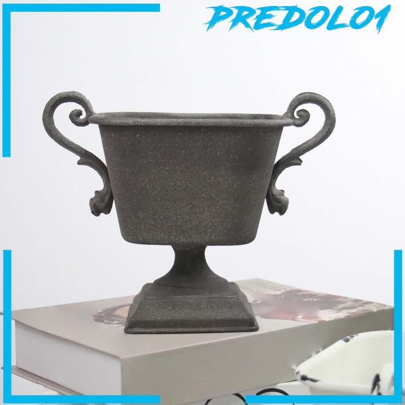 [Predolo1] Pot Bunga Besi Rustic Hiasan Meja Tabletop Centerpieces