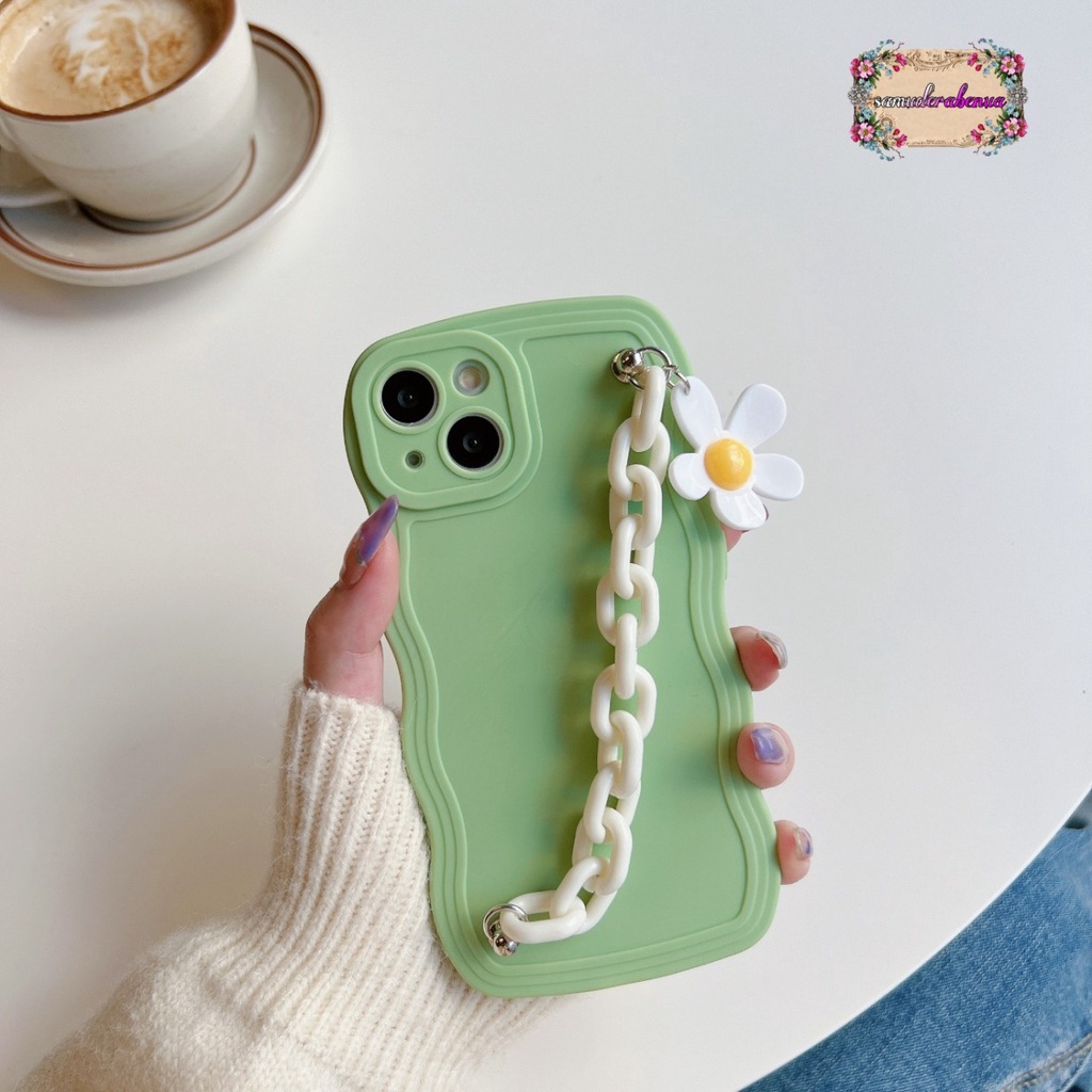 SOFTCASE WAVY WAVE GELOMBANG WARNA RANTAI FOR IPHONE IPHONE 11 12 PRO MAX SB4581