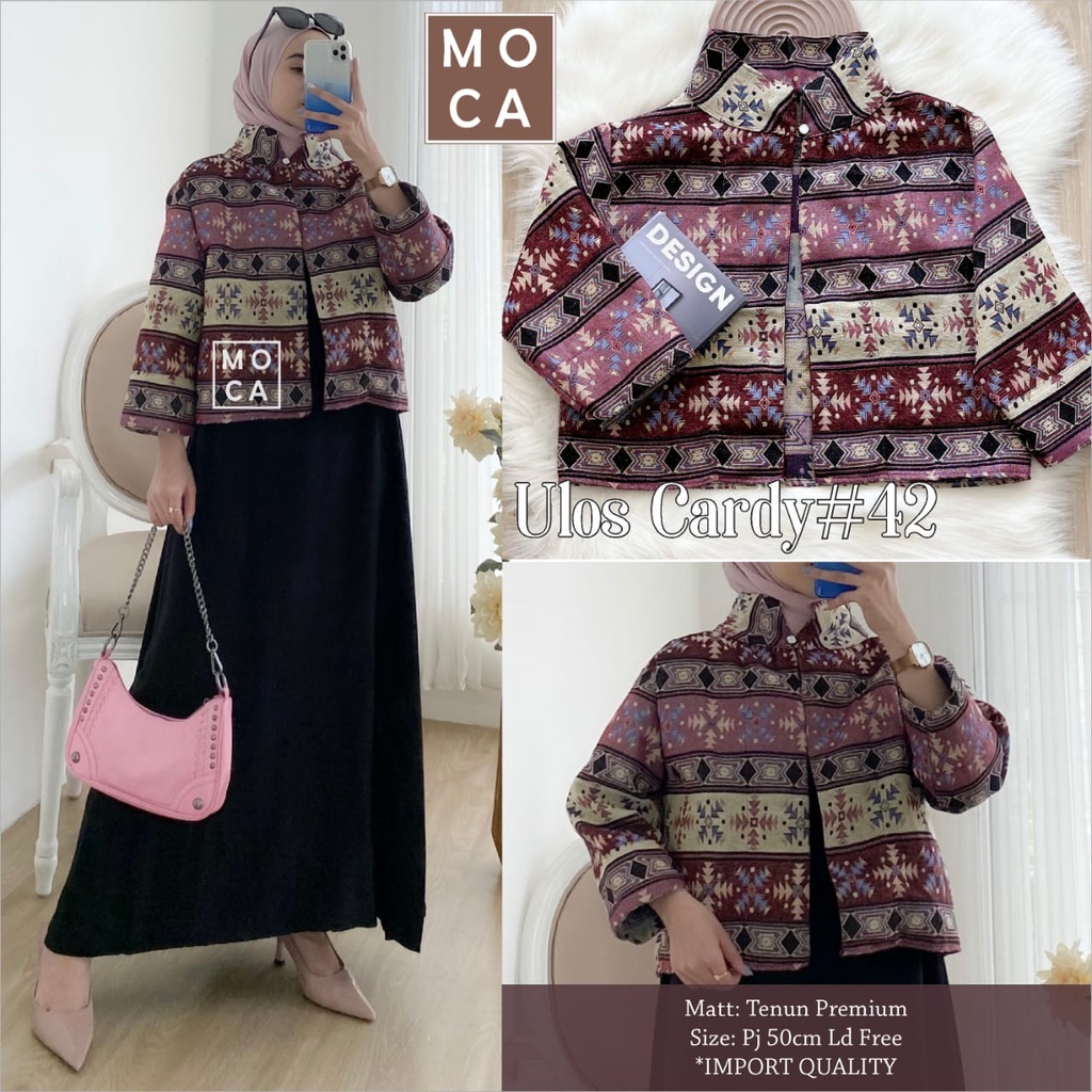 RESTOK ULOS CARDY #41 #42 OUTER MOTIF TENUN ETNIK ORI MOCA 7/1
