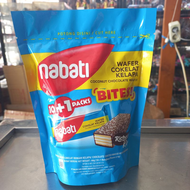 

NABATI BITES WAFER KELAPA ISI 10