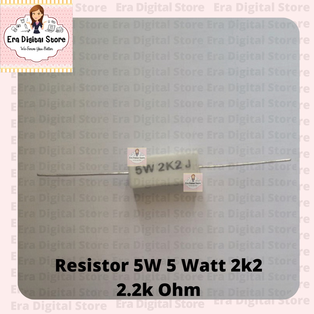 Resistor 5W 5 Watt 2k2 2.2k Ohm