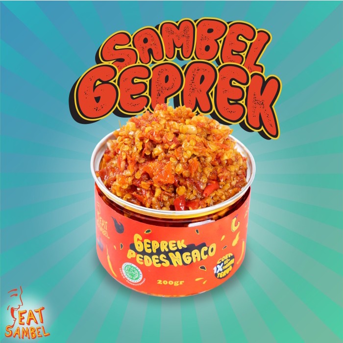 

[BISA COD] Sambal Pedas Rasa Geprek / Sambal Rumahan - 1 GEPREK 200 GR