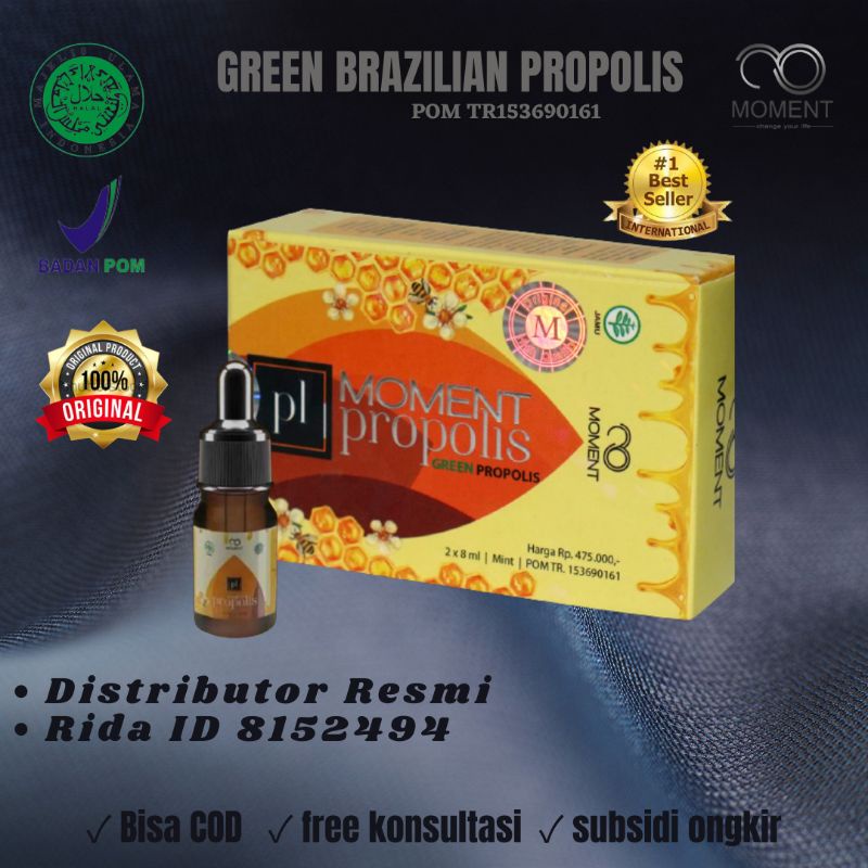 PROPOLIS MOMENT ORIGINAL ANTIBIOTIK ALAMI HERBAL