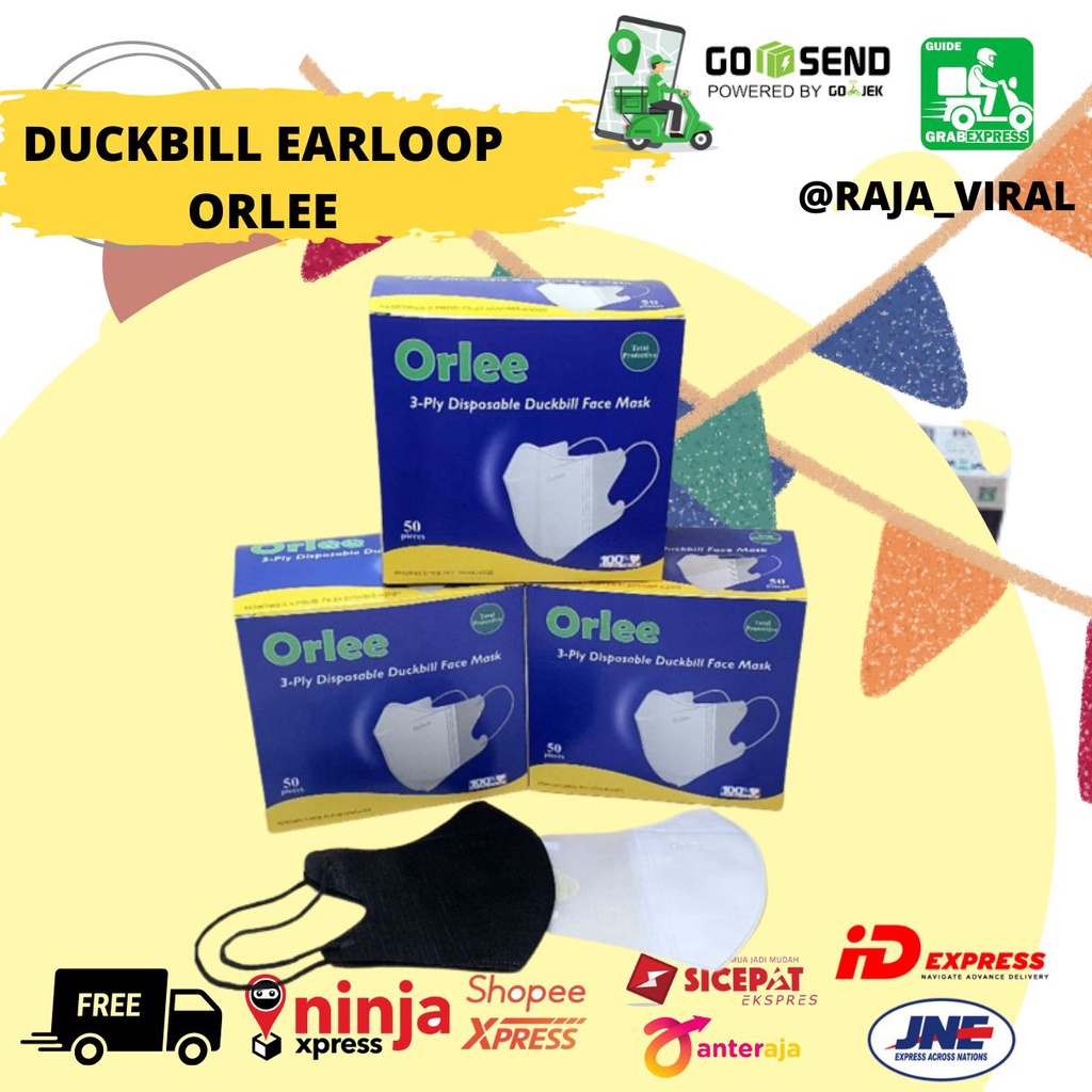 Masker duckbill orlee isi 50