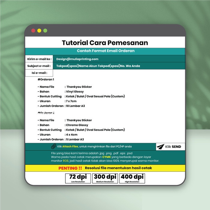

Kartu Nama / Name Card Ac 260 Gr 2 Sisi + Barcode - Mulia Printing