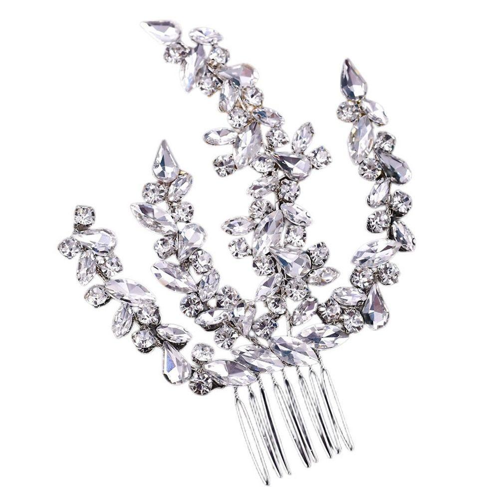 LILY Wedding Comb Aksesoris Rambut Pengantin Aksesoris Rambut Wanita Hiasan Kepala Bridal Comb