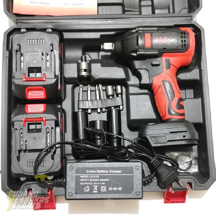 Impact Wrench Jld Cordless Baterai Batre 42V 42 Volt Brushless Impact