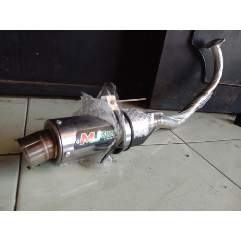 Knalpot racing honda beat scoopy kenalpot Beat fi Racing knalpot MJ speed stainless